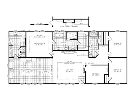 Cornerstone 32683L | 3 bedroom, 2 bathroom, 2040 sqft home. Built by Cavco - Lake Arlington in Fort Worth, TX.