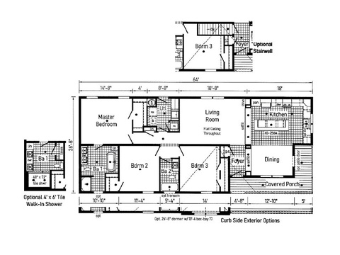 Orion 28643A | 3 bedroom, 2 bathroom, 1707 sqft home. Built by Cavco - Clarion in Shippenville, PA.