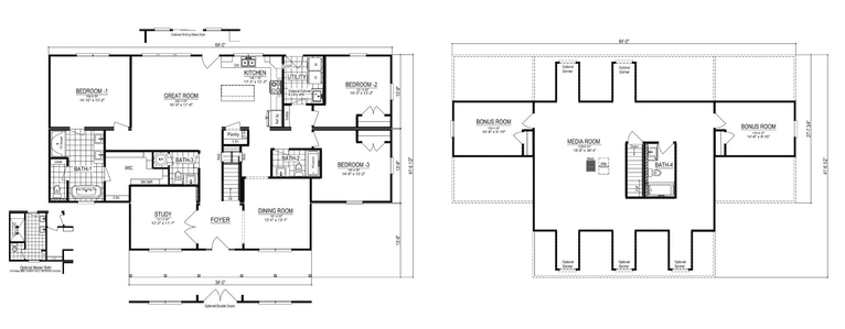 Tidewater | 3 bedroom, 3 bathroom, 2268 sqft home | Built by Cavco - Martinsville in Martinsville, VA.