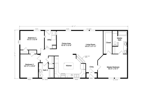 Truman | 3 bedroom, 2 bathroom, 1620 sqft home | Built by Cavco - Millersburg in Millersburg, OR.