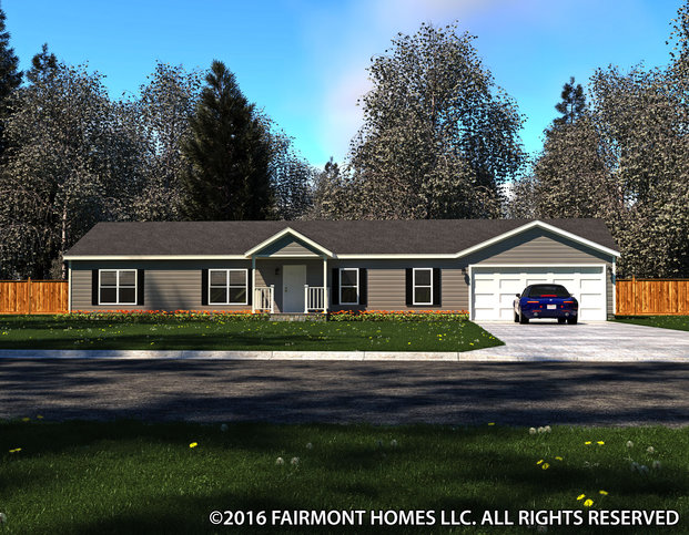 The Newport | 3 bedroom, 2 bathroom, 1512 sqft home. Built by Cavco - Nappanee in Nappanee, IN.