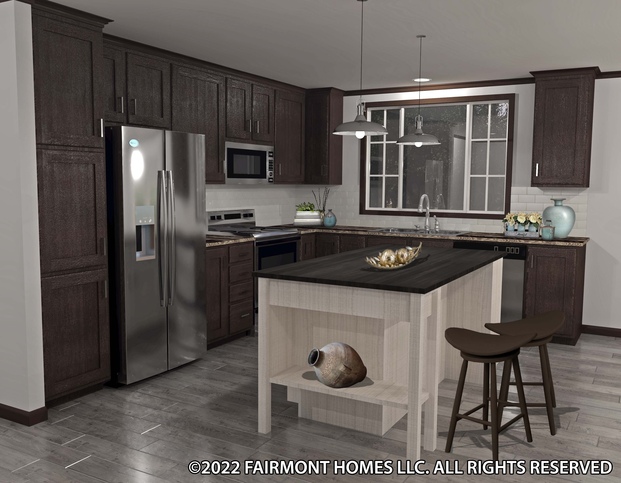 The Newport | 3 bedroom, 2 bathroom, 1512 sqft home. Built by Cavco - Nappanee in Nappanee, IN.