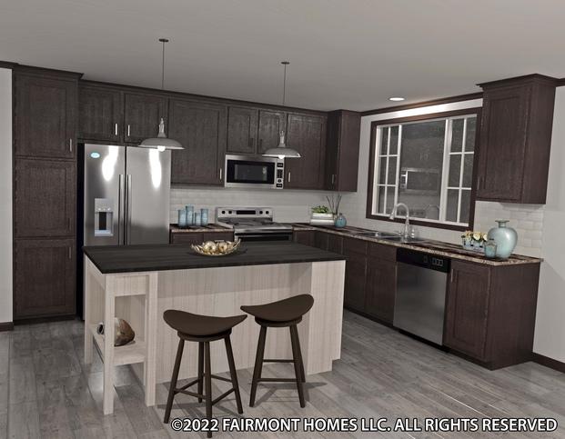 The Newport | 3 bedroom, 2 bathroom, 1512 sqft home. Built by Cavco - Nappanee in Nappanee, IN.