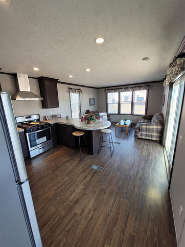 The Rosen | 2 bedroom, 1 bathroom, 687 sqft home built by Cavco - Nappanee in Nappanee, IN