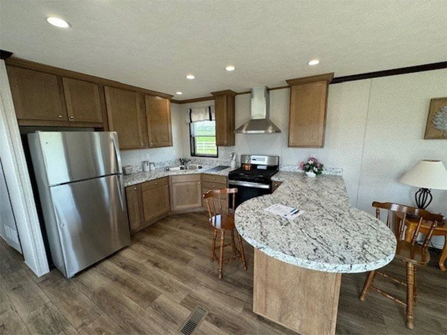 The Rosen | 2 bedroom, 1 bathroom, 687 sqft home built by Cavco - Nappanee in Nappanee, IN