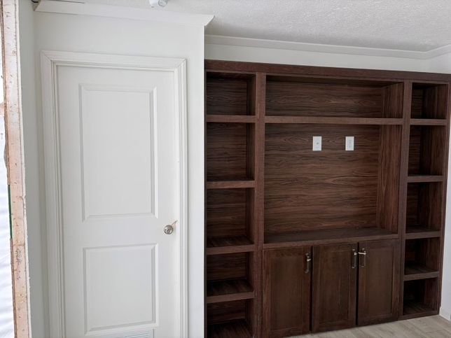 Living room entertainment center
