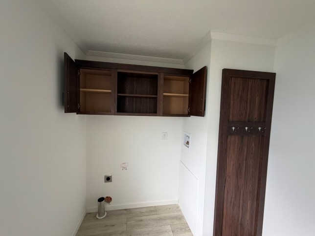 Lined cabinets