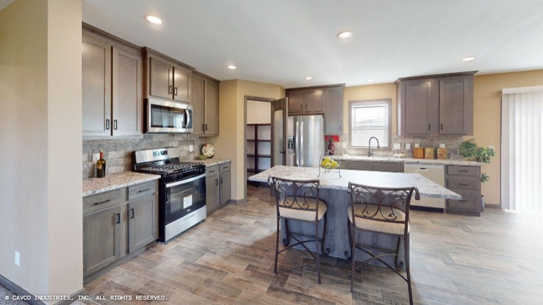 The McKinley 28704A | 4 bedroom, 2 bathroom, 1934 sqft home | Built by Cavco - Montevideo in Montevideo, MN.