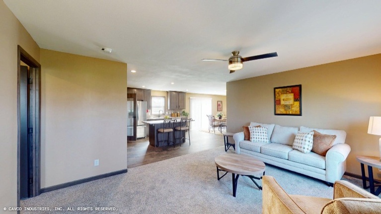 The McKinley 28704A | 4 bedroom, 2 bathroom, 1934 sqft home | Built by Cavco - Montevideo in Montevideo, MN.