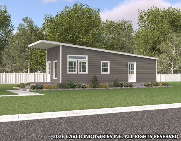 The Wedge 13431S | 1 bedroom | 1 bedroom, 1 bathroom, 485 sqft home | Built by Cavco - Ocala in Ocala, FL.