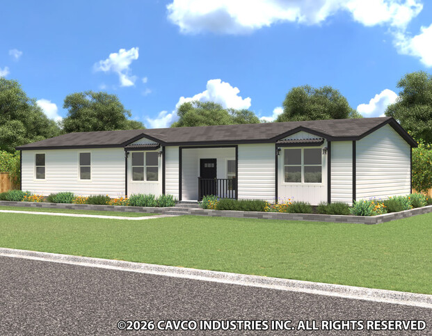 Farmhouse 28683A | 3 bedroom, 2 bathroom, 1813 sqft home | Built by Cavco - Dorchester in Dorchester, WI.