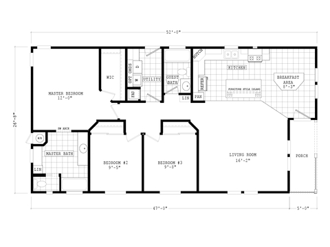 Westin Porch 28523A | 3 bedroom, 2 bathroom, 1386 sqft home | Built by Cavco - Phoenix in Phoenix, AZ.