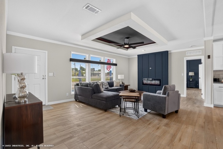 La Sierra 32764A | 4 bedroom, 2 bathroom, 2356 sqft home. Built by Cavco - Austin in Austin, TX.
