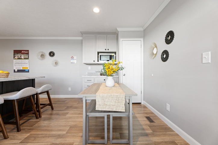 Black line drawing for The Cumberland - First HUD Approved Nationally Available Duplex | Side A: 2 bedroom, 1 bathroom, 1050 sqft | Side B: 2 bedroom, 1 bathroom, 1050 sqft. Double porch