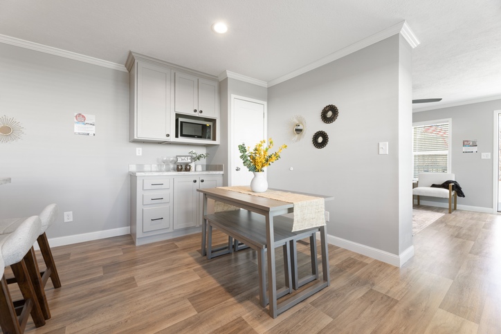 Black line drawing for The Cumberland - First HUD Approved Nationally Available Duplex | Side A: 2 bedroom, 1 bathroom, 1050 sqft | Side B: 2 bedroom, 1 bathroom, 1050 sqft. Double porch