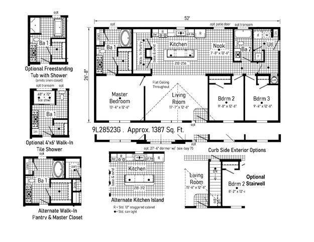 Morgan | 3 bedroom, 2 bathroom, 1387 sqft home | Built by Cavco - Goshen in Goshen, IN.