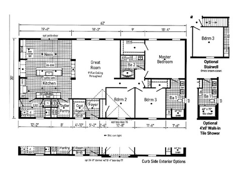Nova Elite 6 32623A | 3 bedroom, 2 bathroom, 1860 sqft home. Built by Cavco - Clarion in Shippenville, PA