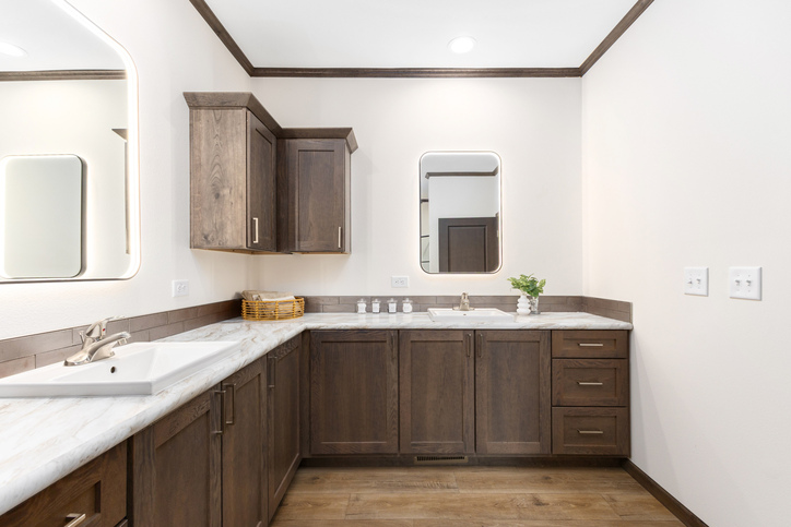 Westlake Single 14763A | 3 bedroom, 2 bathroom, 1013 sqft home | Built by Cavco - Dorchester in Dorchester, WI.