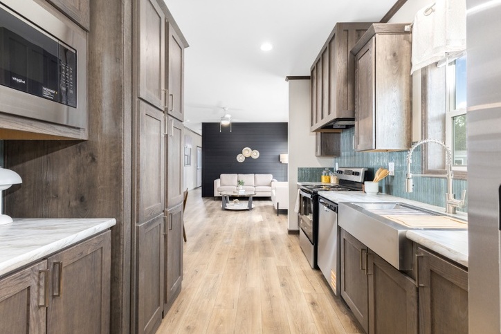 Westlake Single 14763A | 3 bedroom, 2 bathroom, 1013 sqft home | Built by Cavco - Dorchester in Dorchester, WI.