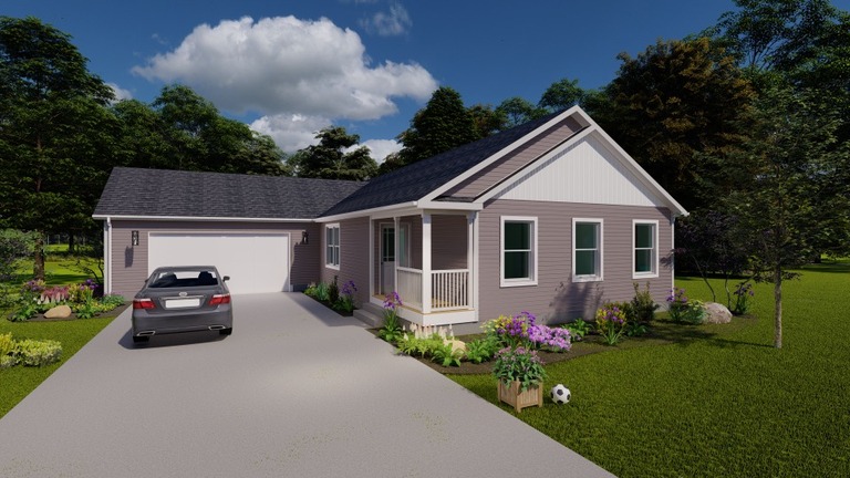 Blue Ridge Max 28643B | 3 bedroom, 2 bathroom, 1702 sqft home | Built by Cavco - Crouse in Crouse, NC.