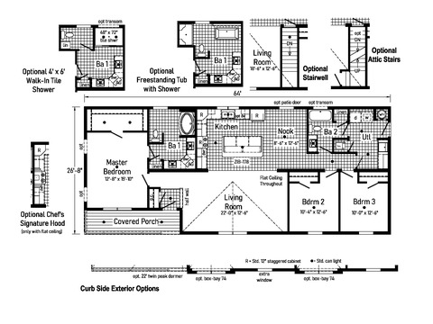 Maplewood | 3 bedroom, 2 bathroom, 1707 sqft home | Built by Cavco - Goshen in Goshen, IN.