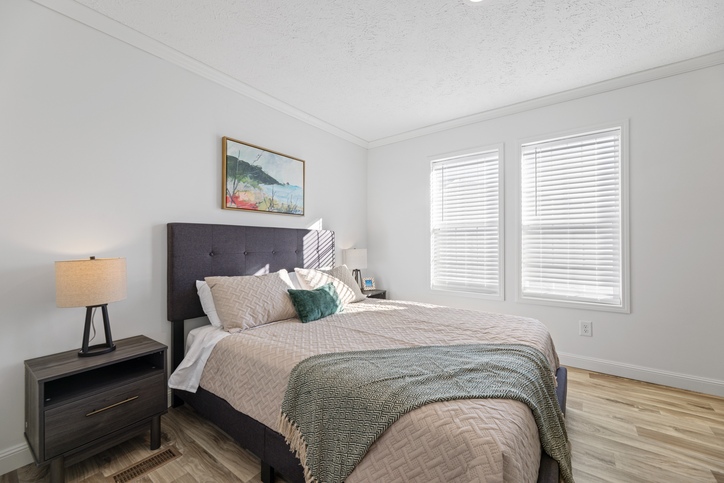 First HUD Approved Nationally Available Duplex | Side A: 3 bedroom, 2 bathroom, 1050 sqft. | Side B: 2 bedroom, 1 bathroom, 1050 sqft. Double porch.