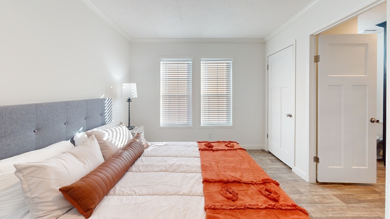 First HUD Approved Nationally Available Duplex | Side A: 3 bedroom, 2 bathroom, 1050 sqft. | Side B: 2 bedroom, 1 bathroom, 1050 sqft. Double porch.