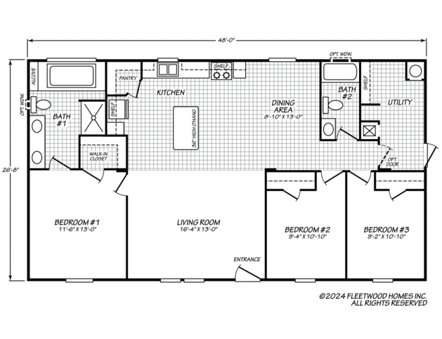 Pure Homes 28483U Manufactured Home from Fleetwood Homes, a Cavco Company