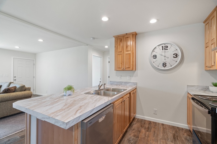 Pure 28483U | 3 bedroom, 2 bathroom, 1280 sqft home. Built by Cavco - Woodburn in Woodburn, OR.