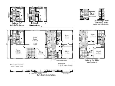 Ultra 12 | 3 bedroom, 2 bathroom, 1980 sqft home | Built by Cavco - Goshen in Goshen, IN.