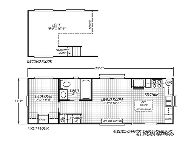 Eagle 12351G Park Model from Chariot Eagle, a Cavco Company