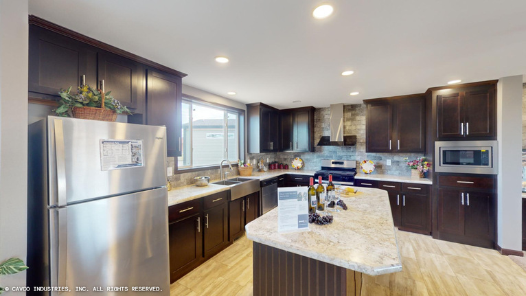 The Millennium Park 28563A | 3 bedroom, 2 bathroom, 1549 sqft home | Built by Cavco - Montevideo in Montevideo, MN.
