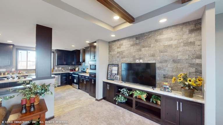 The Millennium Park 28563A | 3 bedroom, 2 bathroom, 1549 sqft home | Built by Cavco - Montevideo in Montevideo, MN.