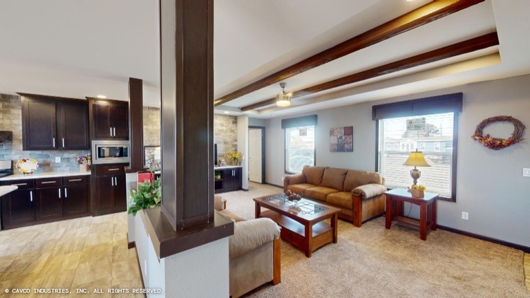 The Millennium Park 28563A | 3 bedroom, 2 bathroom, 1549 sqft home | Built by Cavco - Montevideo in Montevideo, MN.