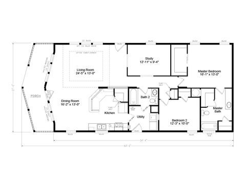 Metolius 28522A | 2 bedroom, 2 bathroom, 1404 sqft home | Built by Cavco - Millersburg in Millersburg, OR.