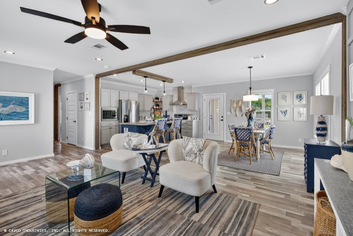 Chase II 40442A | 2 bedroom, 2 bathroom, 1760 sqft home. Built by Cavco - Plant City in Plant City, FL