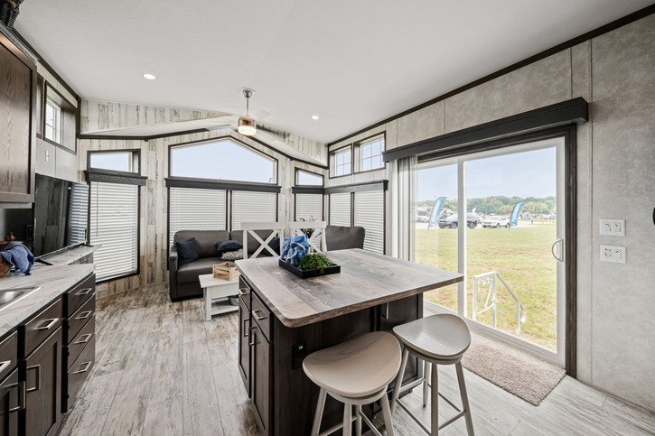 Park model sales trailer furniture