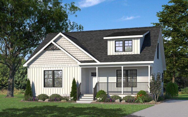 Meadowbrook 32361A | 1 bedroom, 1.5 bathroom, 983 sqft home | Built by Cavco - Crouse in Crouse, NC.