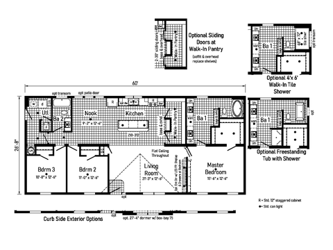 Hollyhill | 3 bedroom, 2 bathroom, 1600 sqft home | Built by Cavco - Goshen in Goshen, IN.