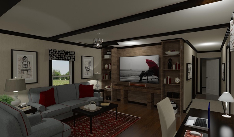 Alamo Lite 16763T | 3 bedroom, 2 bathroom, 1165 sqft home. Built by Cavco - Seguin in Seguin, TX.