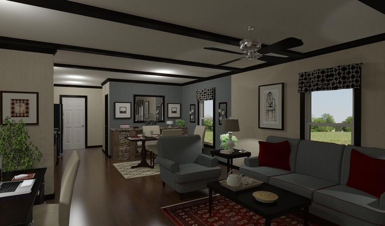 Alamo Lite 16763T | 3 bedroom, 2 bathroom, 1165 sqft home. Built by Cavco - Seguin in Seguin, TX.