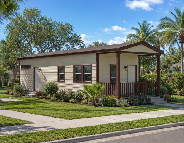 Hawk 13371B | 1 bedroom, 1 bathroom, 485 sqft home | Built by Cavco - Ocala in Ocala, FL.