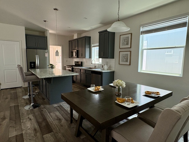Kitchen and Dining Room, Pacific Del Mar San Marcos CA Pacific Manufactured Homes