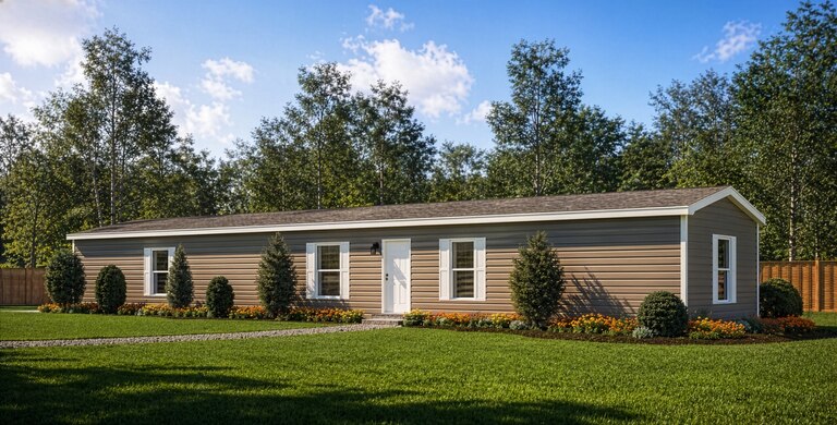 Ivy 16663A | 3 bedroom, 2 bathroom, 1056 sqft home | Built by Cavco - Hamlet in Hamlet, NC.