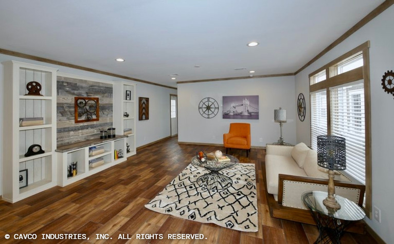 Highmark 18763B | 3 bedroom, 2 bathroom, 1292 sqft home | Built by Cavco - Lancaster in Lancaster, TX.