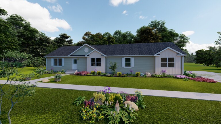 McDowell Max 28 28763B | 3 bedroom, 2 bathroom, 2077 sqft home | Built by Cavco - Crouse in Crouse, NC.
