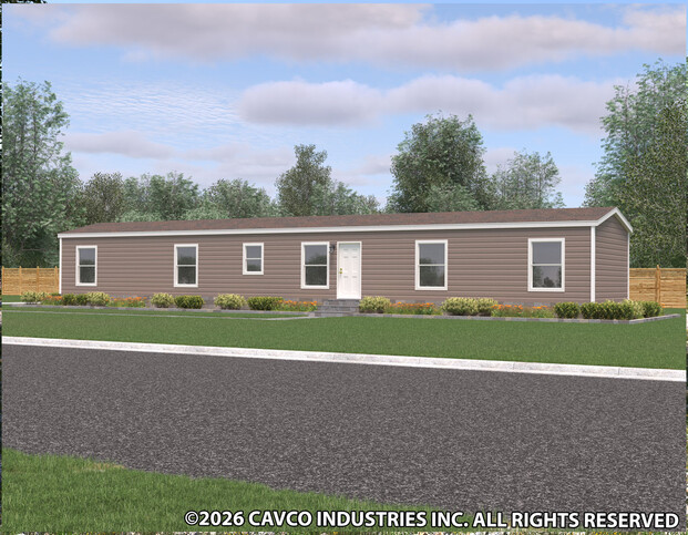 The Pinnacle 16764W | 4 bedroom, 2 bathroom, 1140 sqft home | Built by Cavco - Douglas in Douglas, GA.