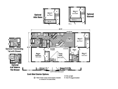 Mulberry II | 3 bedroom, 2 bathroom, 1800 sqft home | Built by Cavco - Goshen in Goshen, IN.