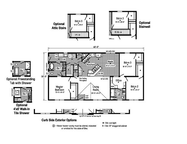Mulberry II | 3 bedroom, 2 bathroom, 1800 sqft home | Built by Cavco - Goshen in Goshen, IN.