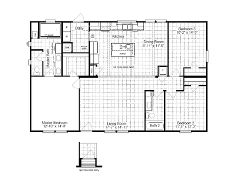 Fantasy Island 30483F | 3 bedroom, 2 bathroom, 1440 sqft home | Built by Cavco - Fort Worth in Fort Worth, TX.